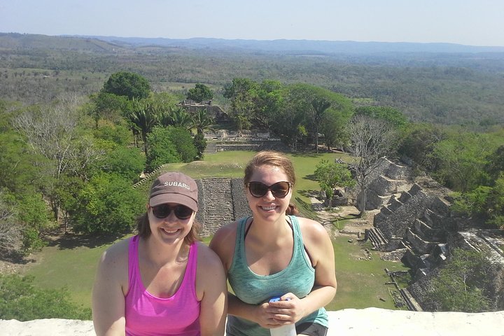 great view from the tallest Mayan temple at Xunantunich