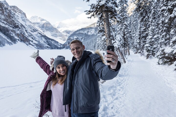 Couple in Lake Louise
