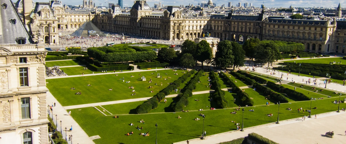 Rătăciți în Jardin des Tuileries