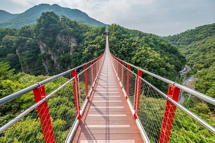 [Option 1] Mt. Gamaksan Bridge_Group DMZ Tour from Seoul_Korean DMZ_Plk travel_suspension Bridge