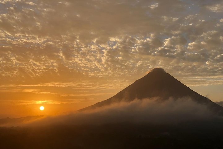 Sunset view from Mistico Park