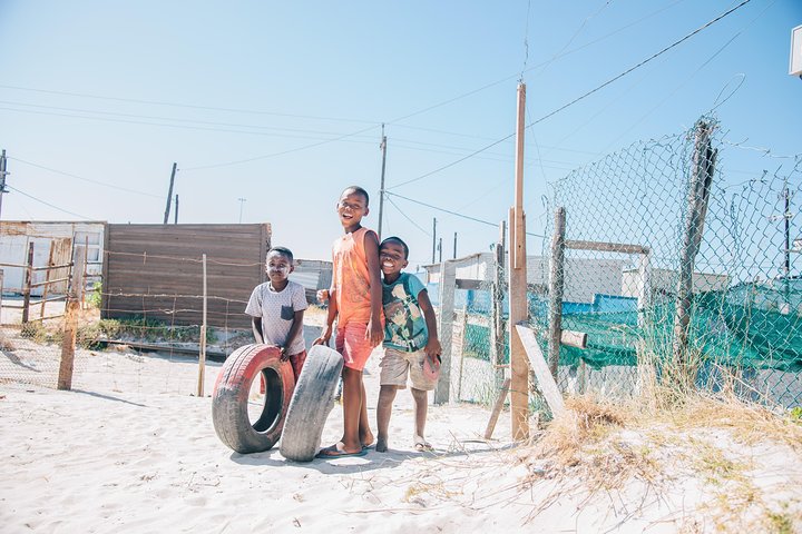 Kids playing in the townships
