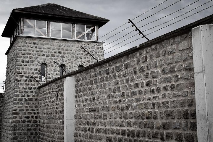Mauthausen watchtower and fence