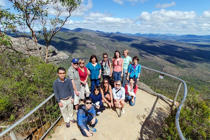 Witness amazing views from the Grampians in a small-group tour environment 