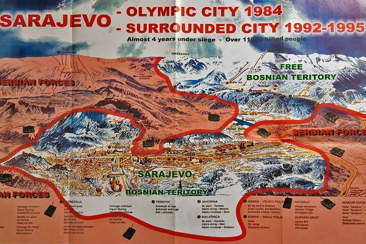 Siege of Sarajevo Map