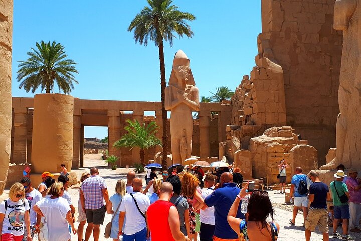 Temple of Karnak , he Obelisks of Queen Hatshepsut and Tutomosis I , Avenue of Sphinxes