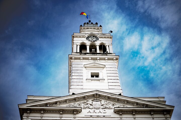 The tower of the Town hall, built in 1876