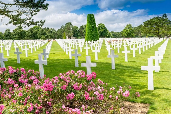 NORMANDY AMERICAN CEMETERY COLLEVILLE SUR MER