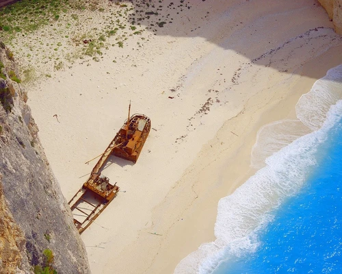 o bucată de lemn în zakynthos