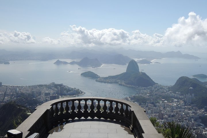 Sugarloaf from Corcovado Mountain by Luis Darin