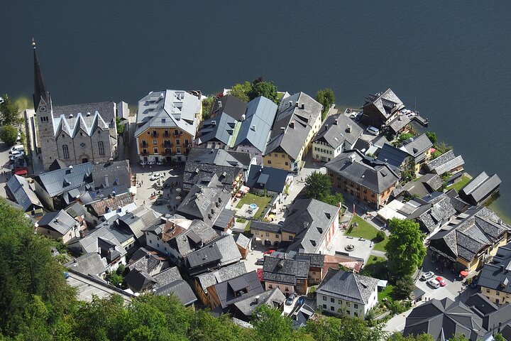 Hallstatt Village view form Skywalk platform
