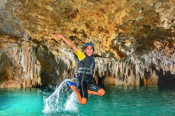 Amazing secret river of the Riviera Maya