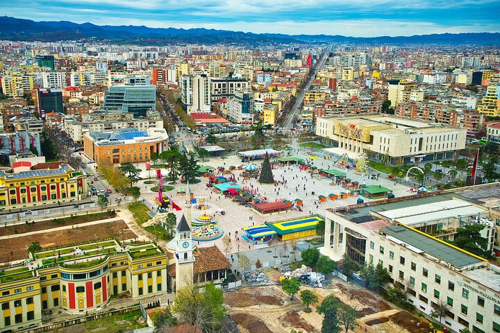 "Vibrant streets, rich history, and endless charm—Tirana, a city that always leaves you wanting more. ✨ #TiranaCity #AlbanianCharm"