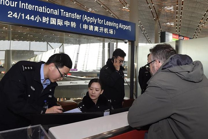 Airport immigration