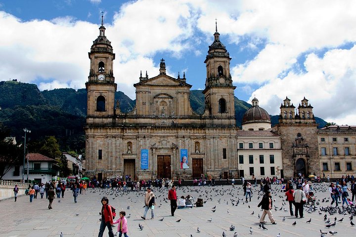 Main plaza in Bogotá