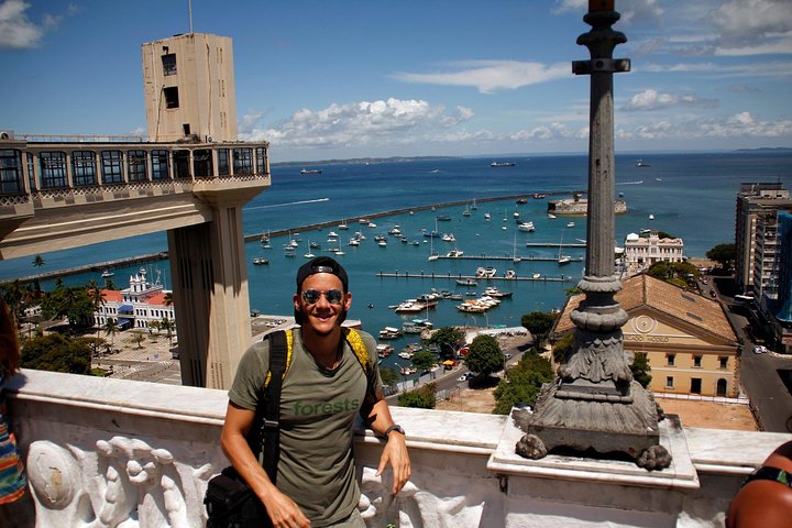Panoramic view of lower city of Salvador