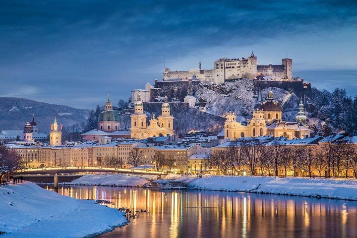 View of Salzburg Christmas
