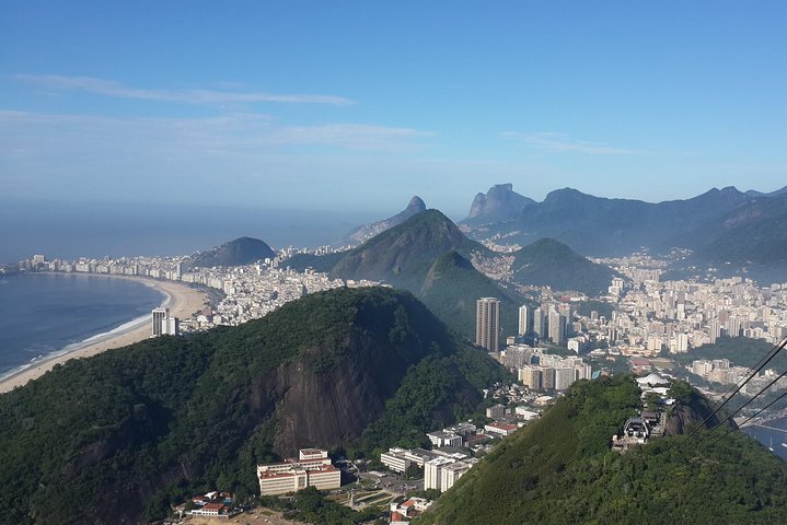 Copacabana view from Sugarloaf Mountain by Luis Darin